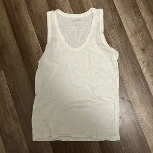 White Target Tank Top